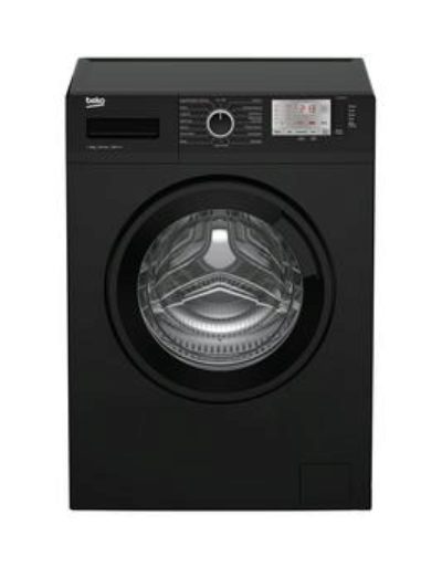 Beko Wtg841M2B Slim Depth 8Kg Load, 1400 Spin Washing Machine - Black
